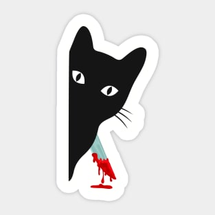 Crazy Cat Sticker